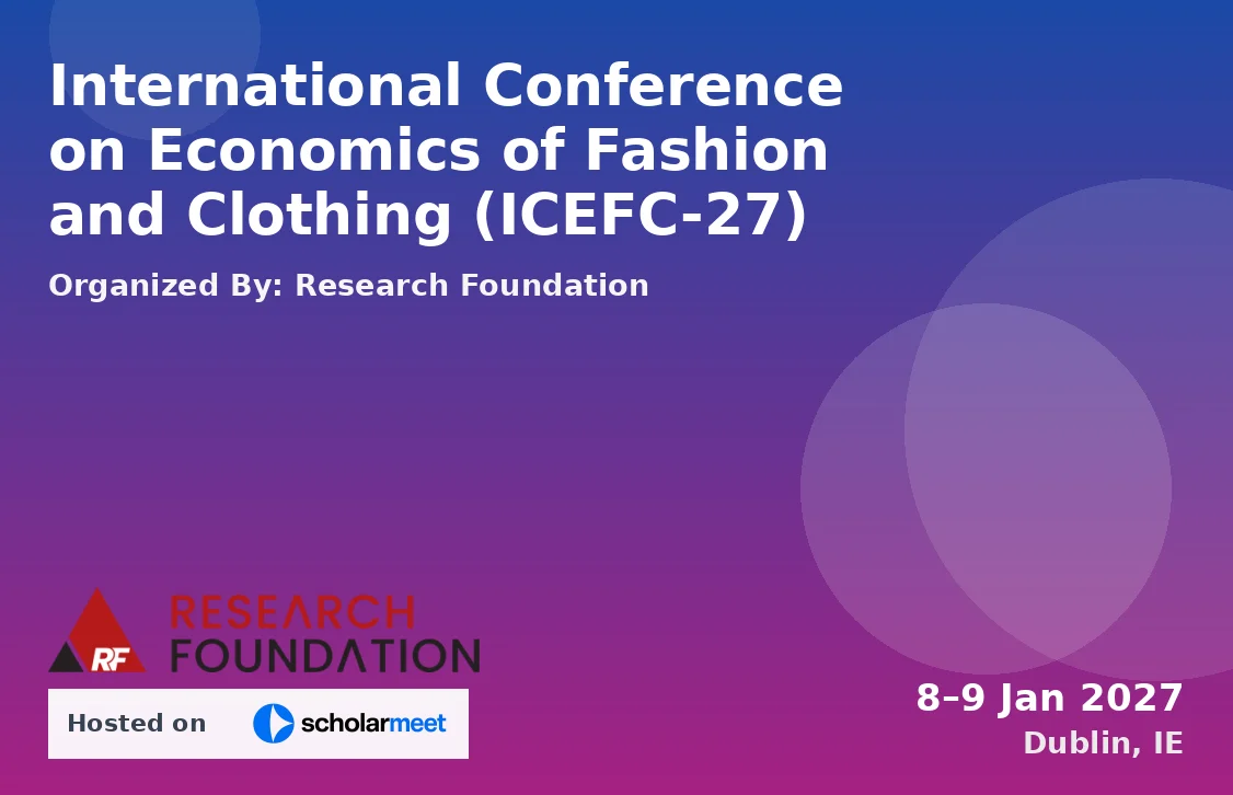 International Conference on Economics of Fashion and Clothing (ICEFC-27)