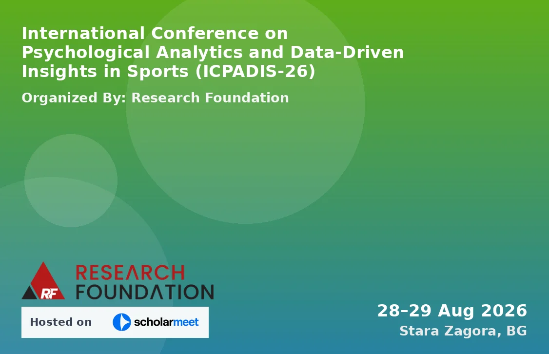 International Conference on Psychological Analytics and Data-Driven Insights in Sports (ICPADIS-26)