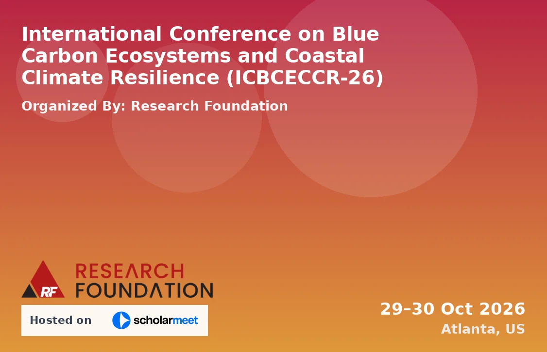 International Conference on Blue Carbon Ecosystems and Coastal Climate Resilience (ICBCECCR-26)