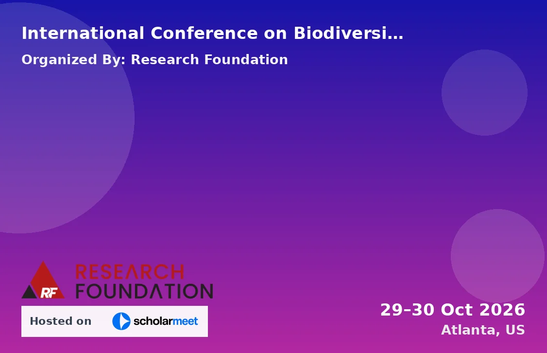 International Conference on Biodiversity Informatics and Conservation Data Analytics (ICBICDA-26)