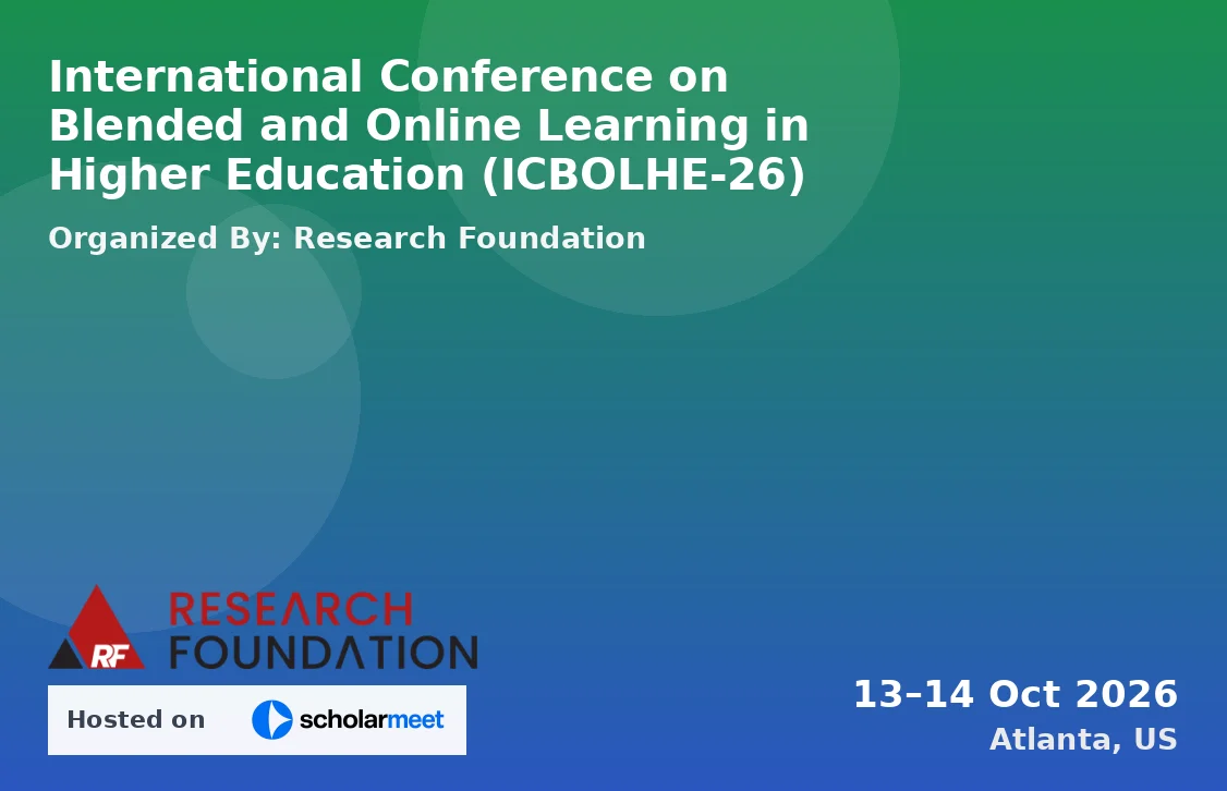 International Conference on Blended and Online Learning in Higher Education (ICBOLHE-26)