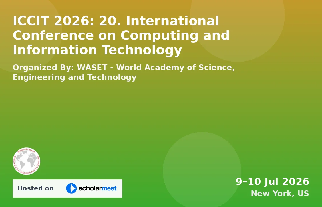 ICCIT 2026: 20. International Conference on Computing and Information Technology