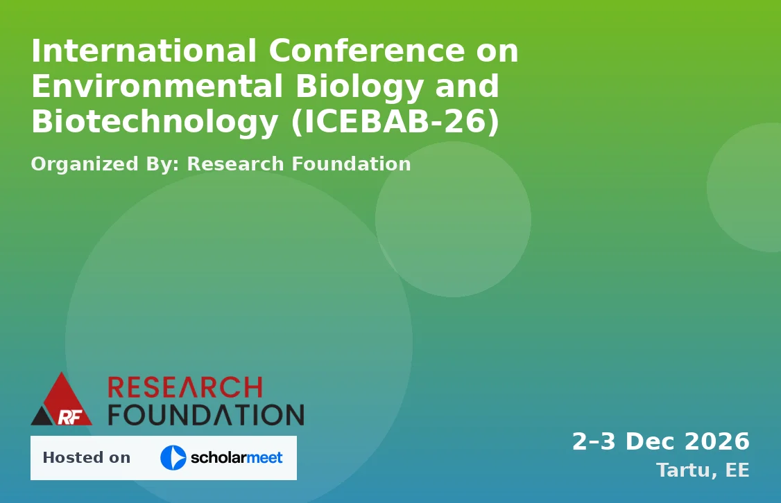 International Conference on Environmental Biology and Biotechnology (ICEBAB-26)