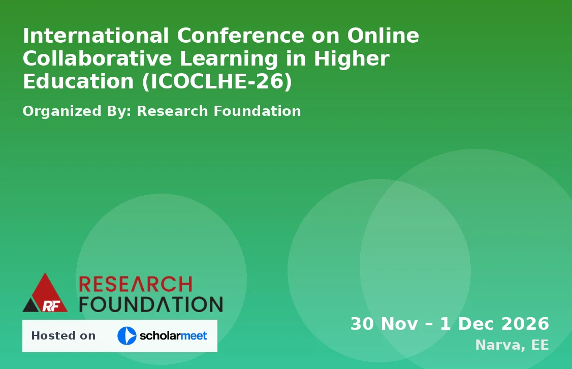 International Conference on Online Collaborative Learning in Higher Education (ICOCLHE-26)