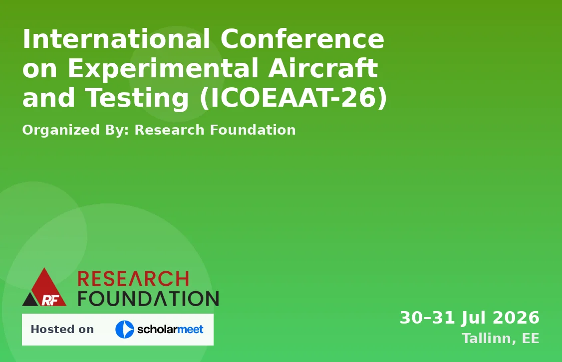International Conference on Experimental Aircraft and Testing (ICOEAAT-26)