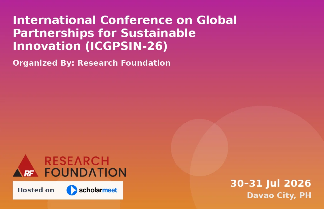 International Conference on Global Partnerships for Sustainable Innovation (ICGPSIN-26)