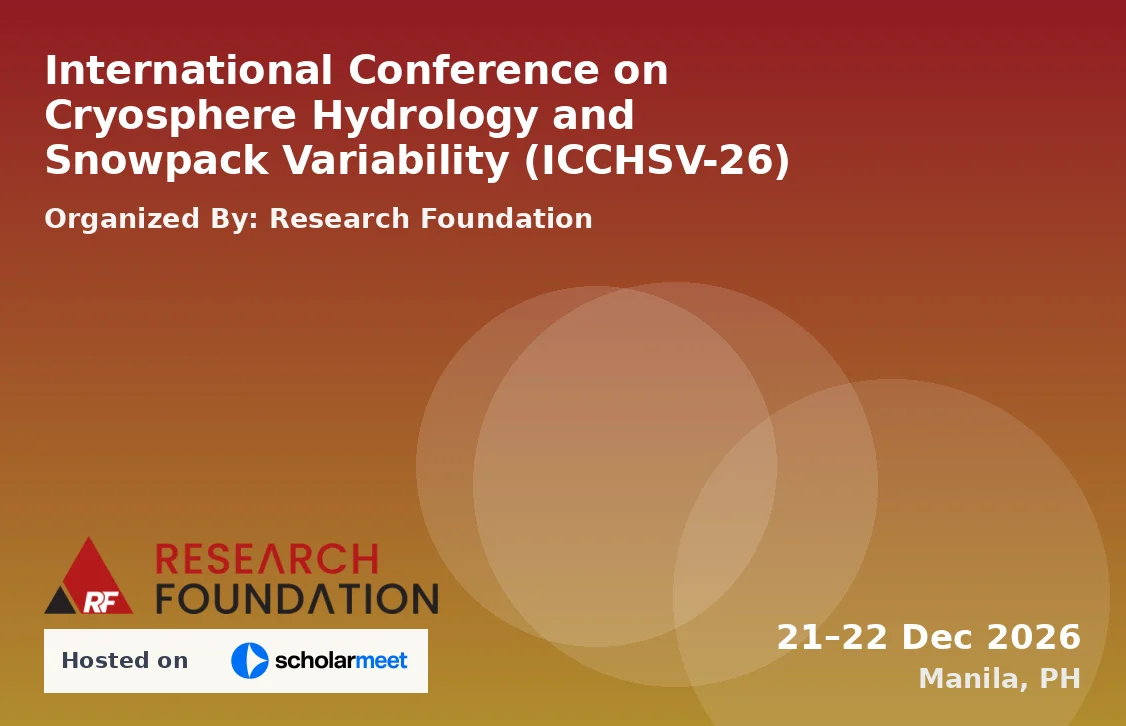 International Conference on Cryosphere Hydrology and Snowpack Variability (ICCHSV-26)