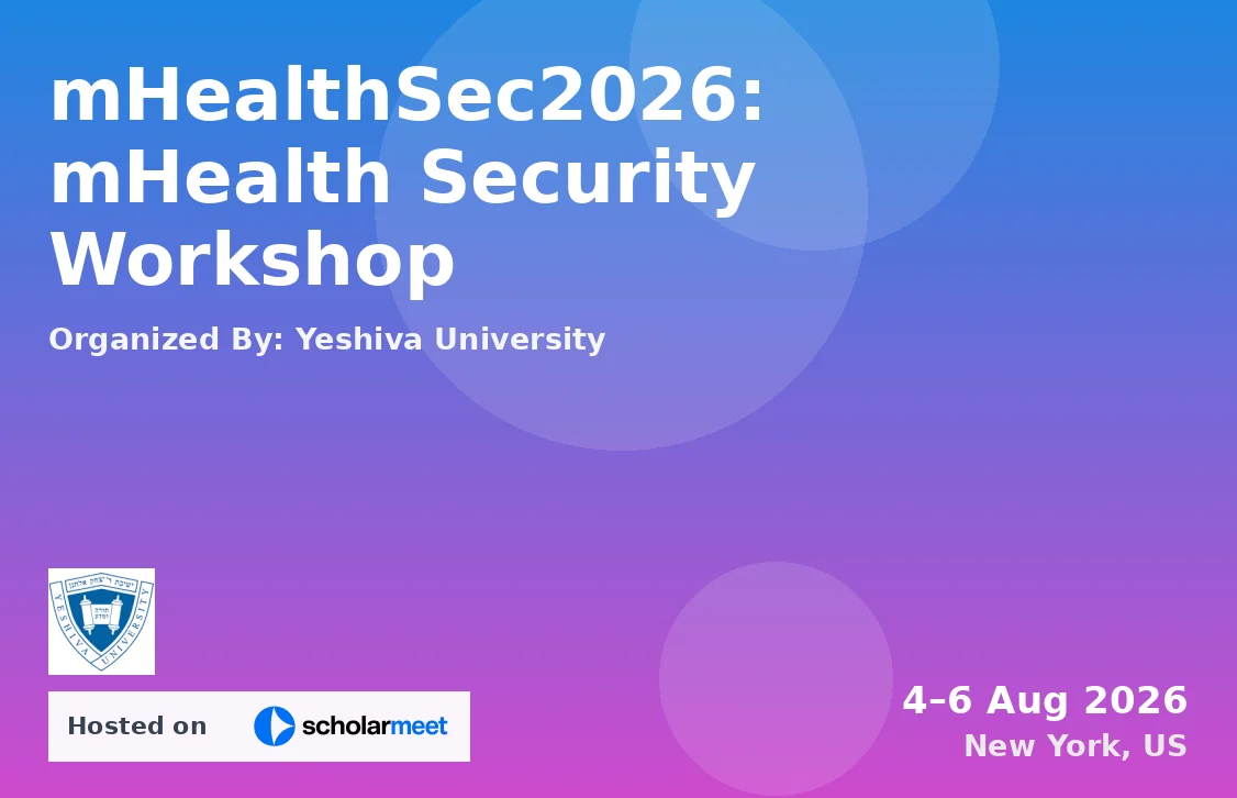 mHealthSec2026: mHealth Security Workshop