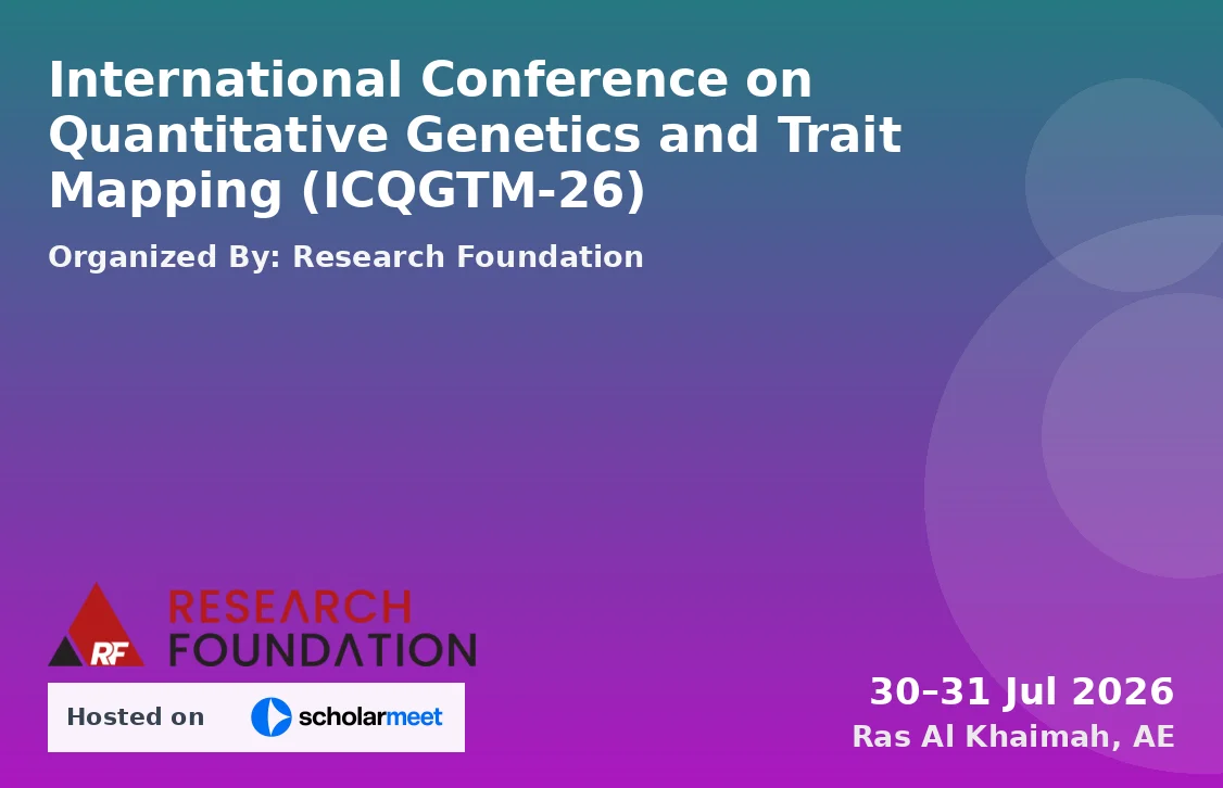 International Conference on Quantitative Genetics and Trait Mapping (ICQGTM-26)