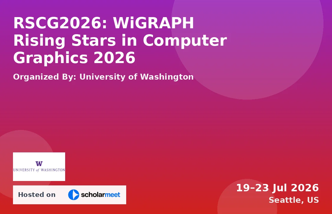 RSCG2026: WiGRAPH Rising Stars in Computer Graphics 2026