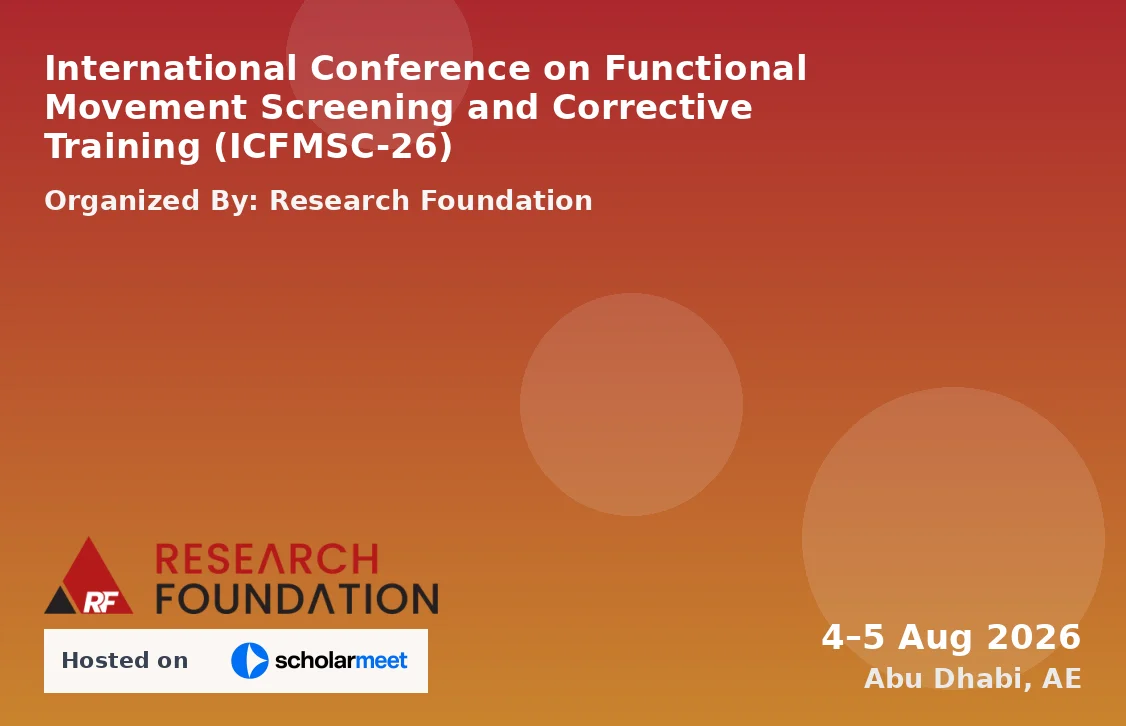 International Conference on Functional Movement Screening and Corrective Training (ICFMSC-26)