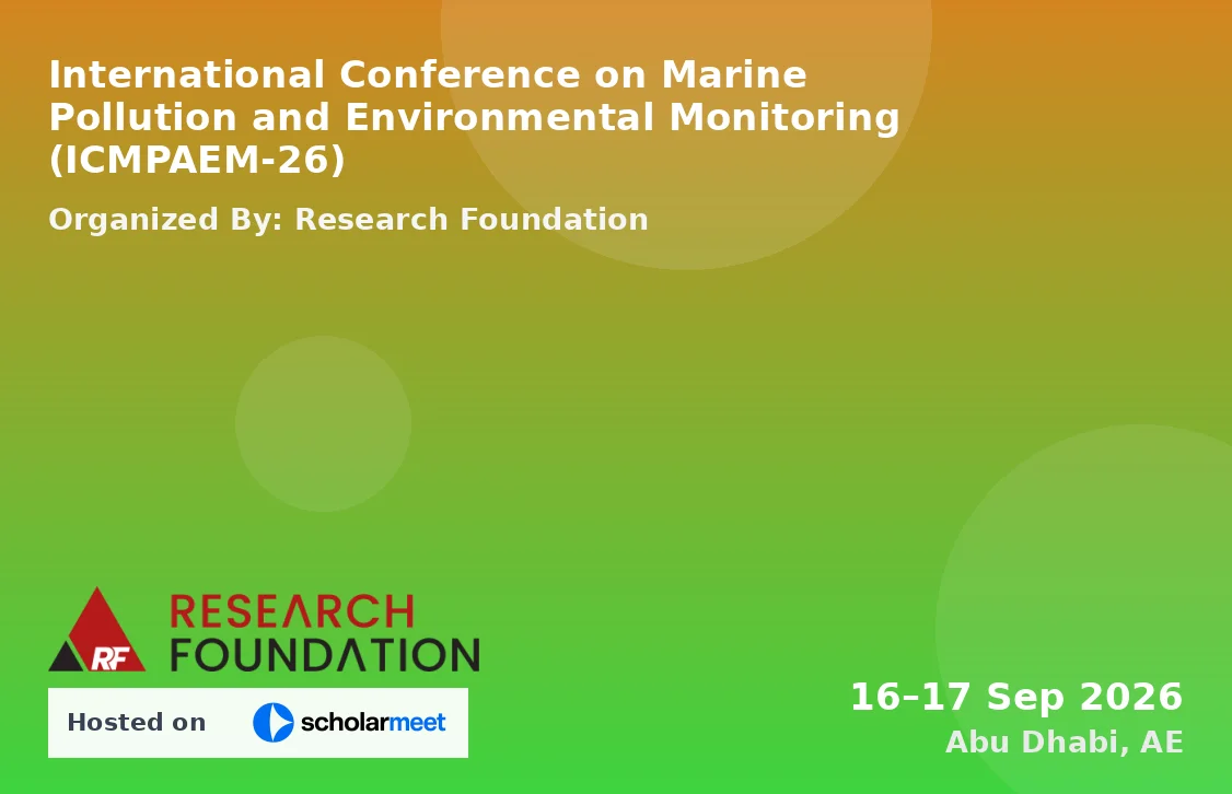 International Conference on Marine Pollution and Environmental Monitoring (ICMPAEM-26)
