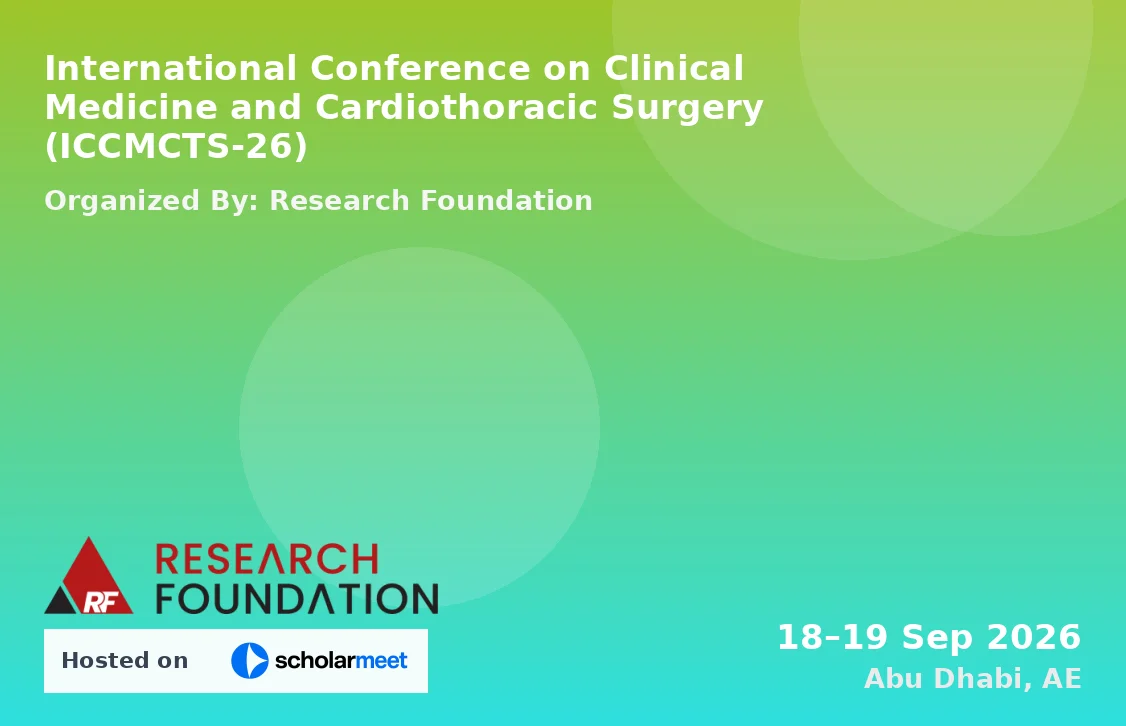 International Conference on Clinical Medicine and Cardiothoracic Surgery (ICCMCTS-26)