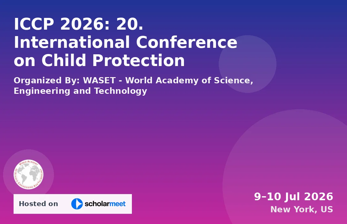 ICCP 2026: 20. International Conference on Child Protection