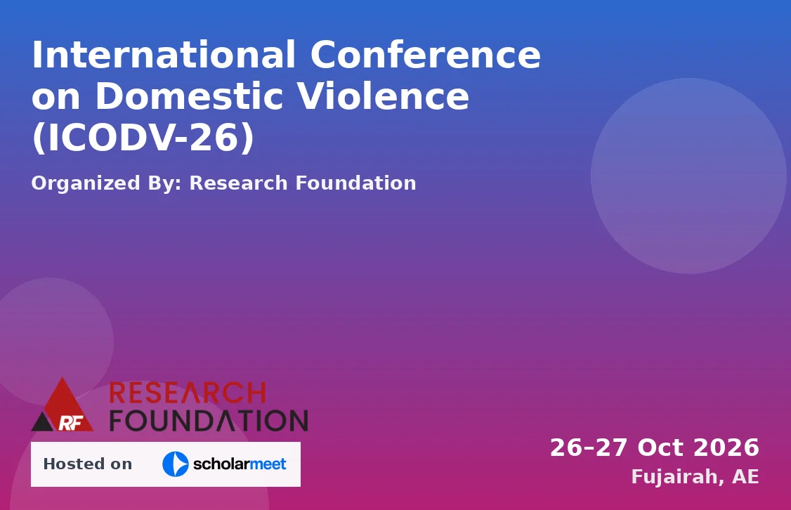 International Conference on Domestic Violence (ICODV-26)