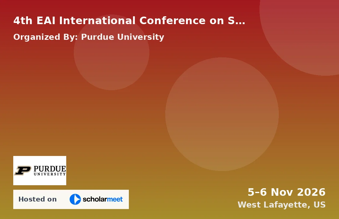 4th EAI International Conference on Security and Privacy in Cyber-Physical Systems and Smart Vehicles 2026 (EAI SmartSP 2026)