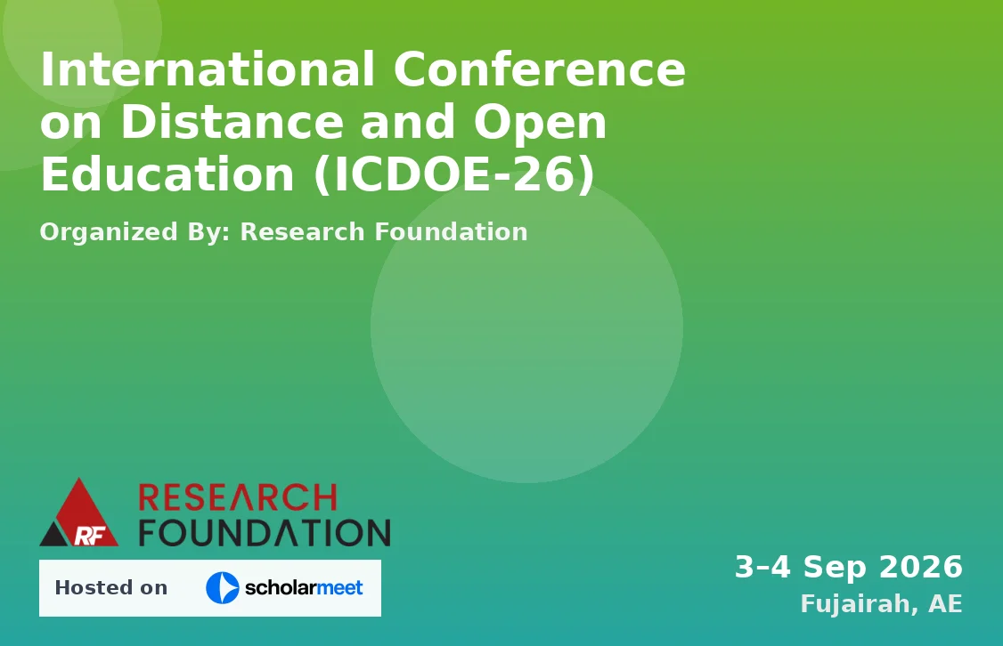 International Conference on Distance and Open Education (ICDOE-26)