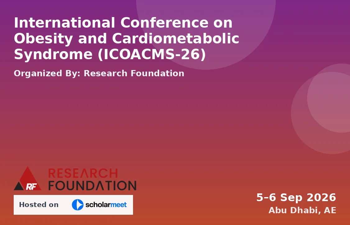 International Conference on Obesity and Cardiometabolic Syndrome (ICOACMS-26)
