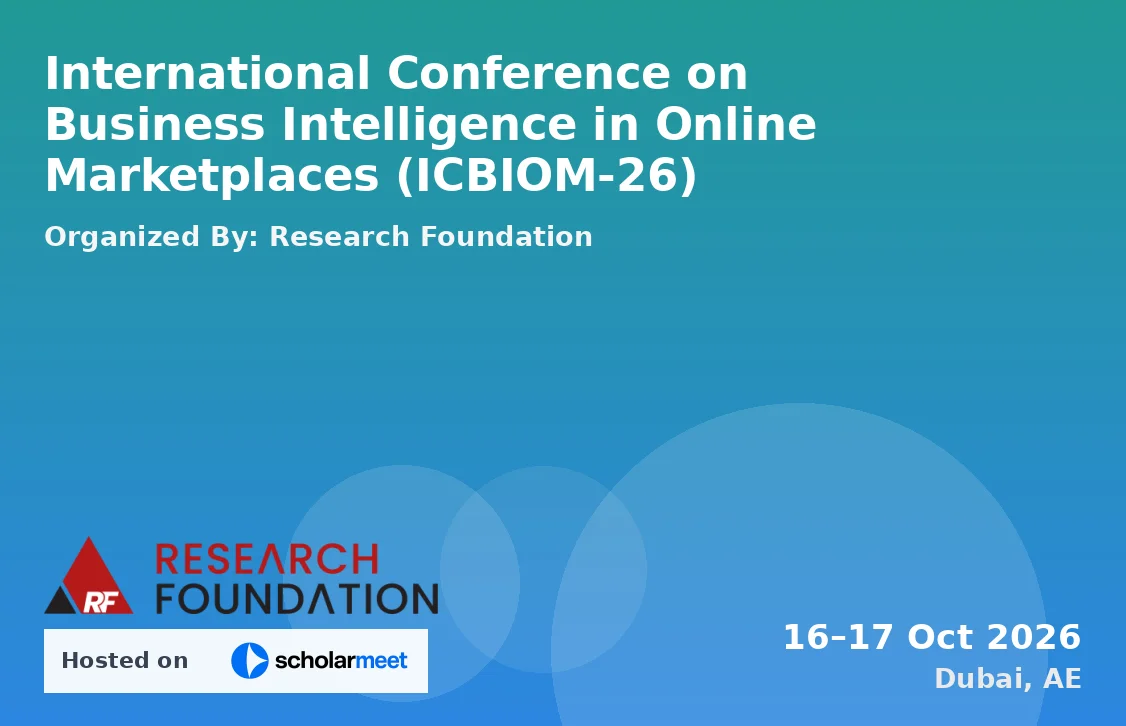 International Conference on Business Intelligence in Online Marketplaces (ICBIOM-26)