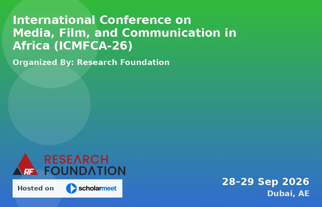 International Conference on Media, Film, and Communication in Africa (ICMFCA-26)
