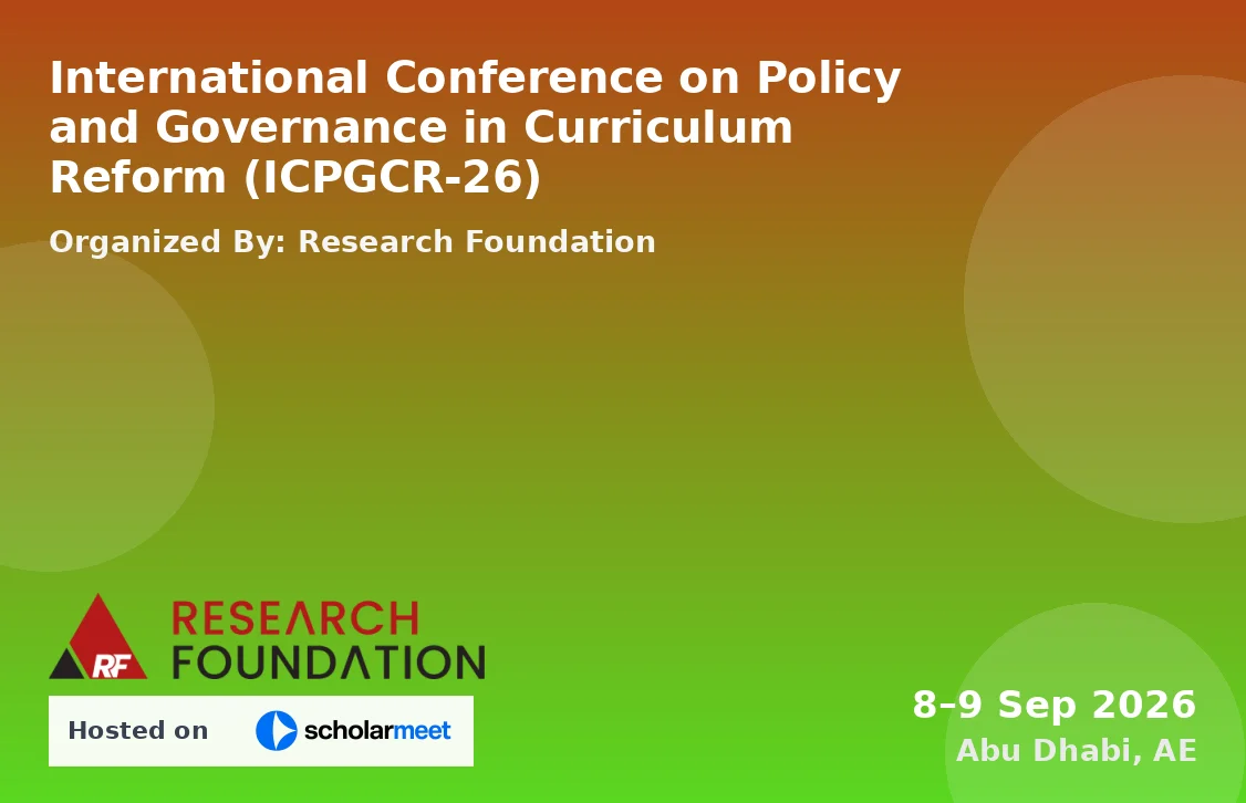 International Conference on Policy and Governance in Curriculum Reform (ICPGCR-26)