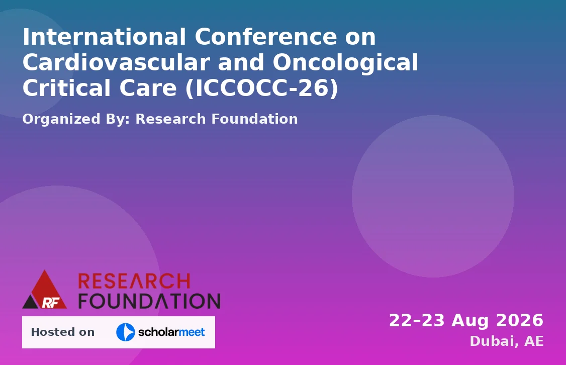 International Conference on Cardiovascular and Oncological Critical Care (ICCOCC-26)