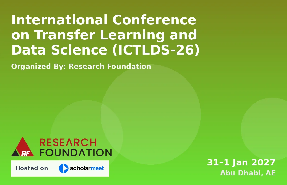 International Conference on Transfer Learning and Data Science (ICTLDS-26)
