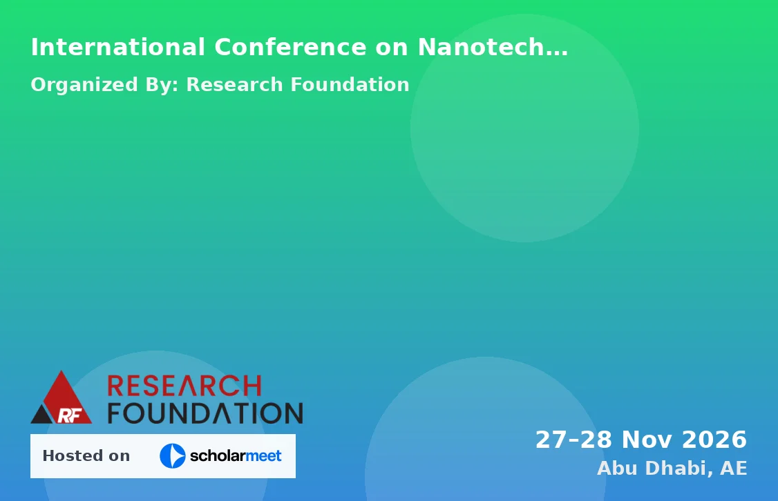 International Conference on Nanotechnology in Electrical Engineering and Energy Sustainability (ICNEEES-26)