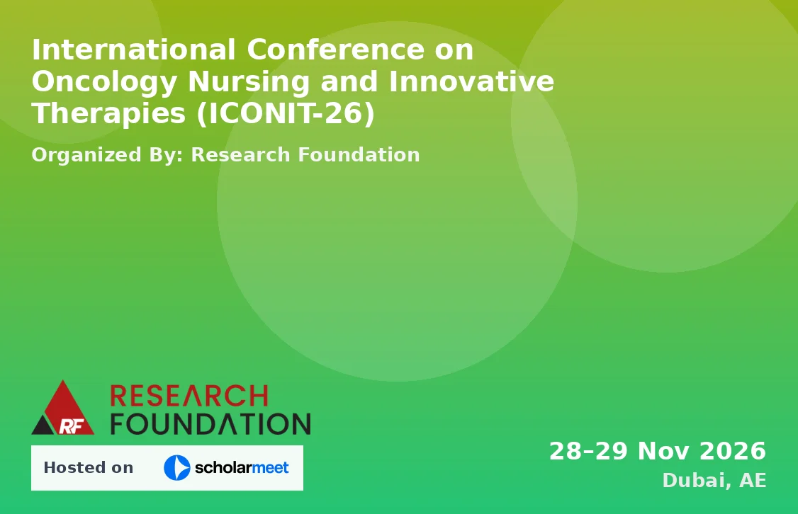 International Conference on Oncology Nursing and Innovative Therapies (ICONIT-26)