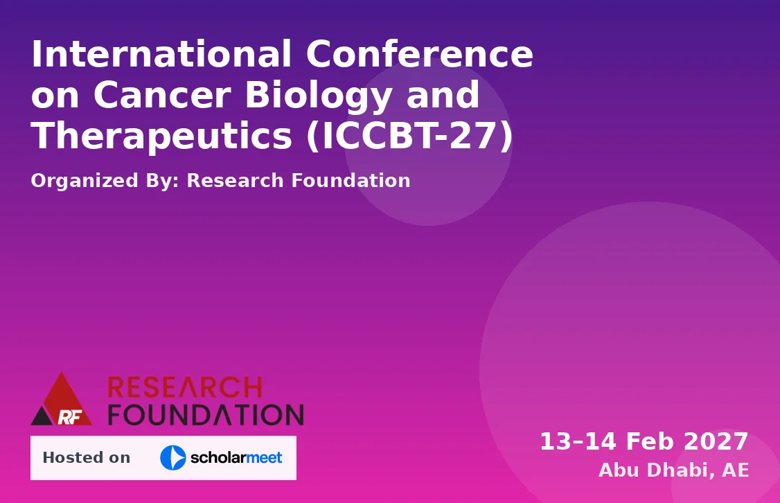International Conference on Cancer Biology and Therapeutics (ICCBT-27)