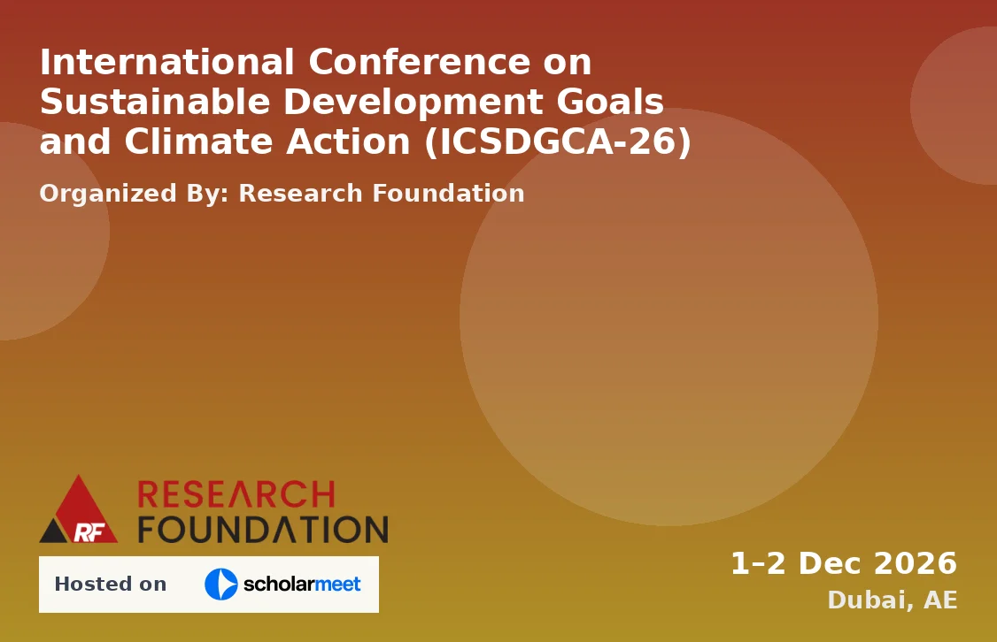 International Conference on Sustainable Development Goals and Climate Action (ICSDGCA-26)