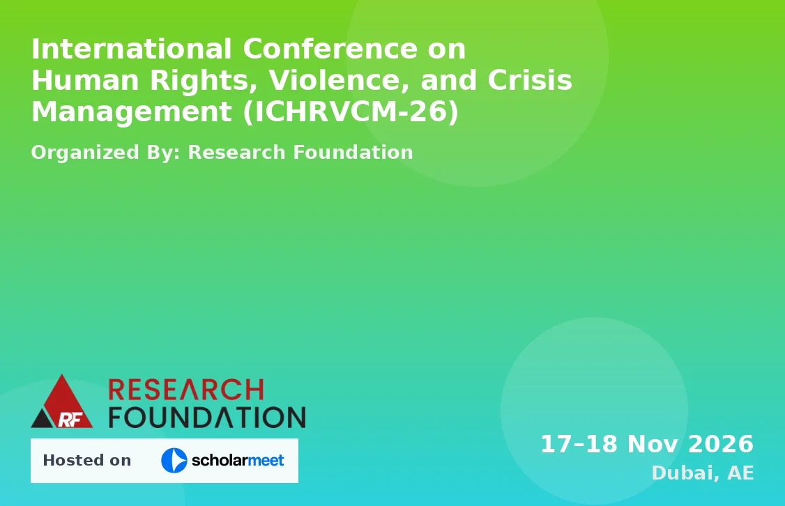 International Conference on Human Rights, Violence, and Crisis Management (ICHRVCM-26)
