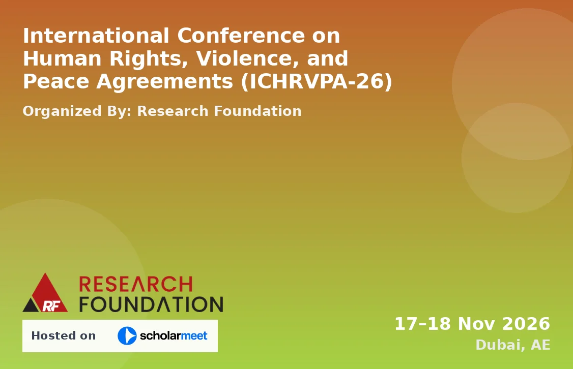 International Conference on Human Rights, Violence, and Peace Agreements (ICHRVPA-26)