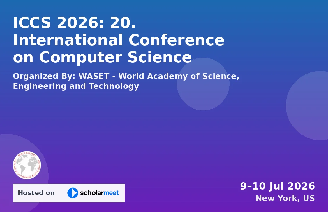 ICCS 2026: 20. International Conference on Computer Science