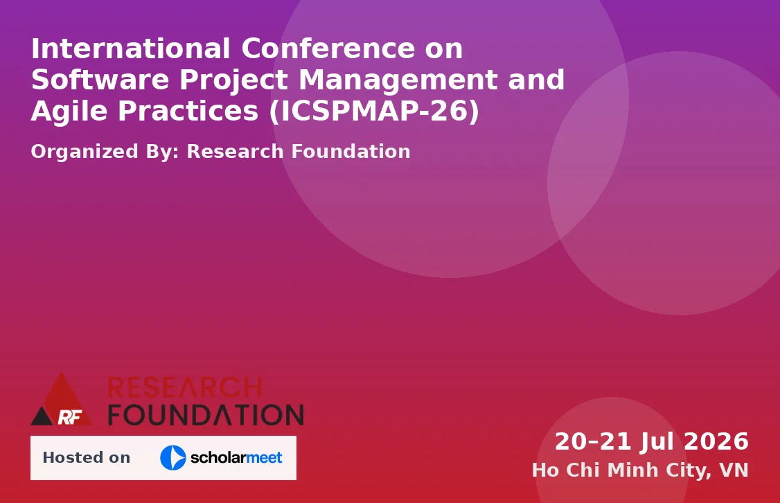 International Conference on Software Project Management and Agile Practices (ICSPMAP-26)