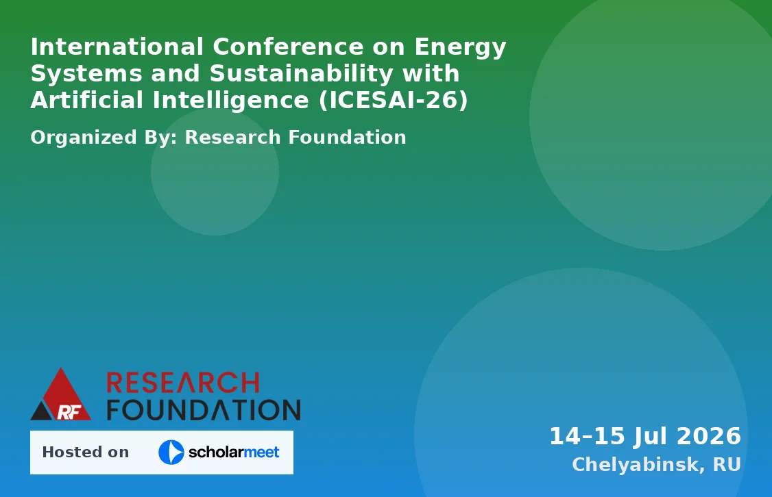 International Conference on Energy Systems and Sustainability with Artificial Intelligence (ICESAI-26)