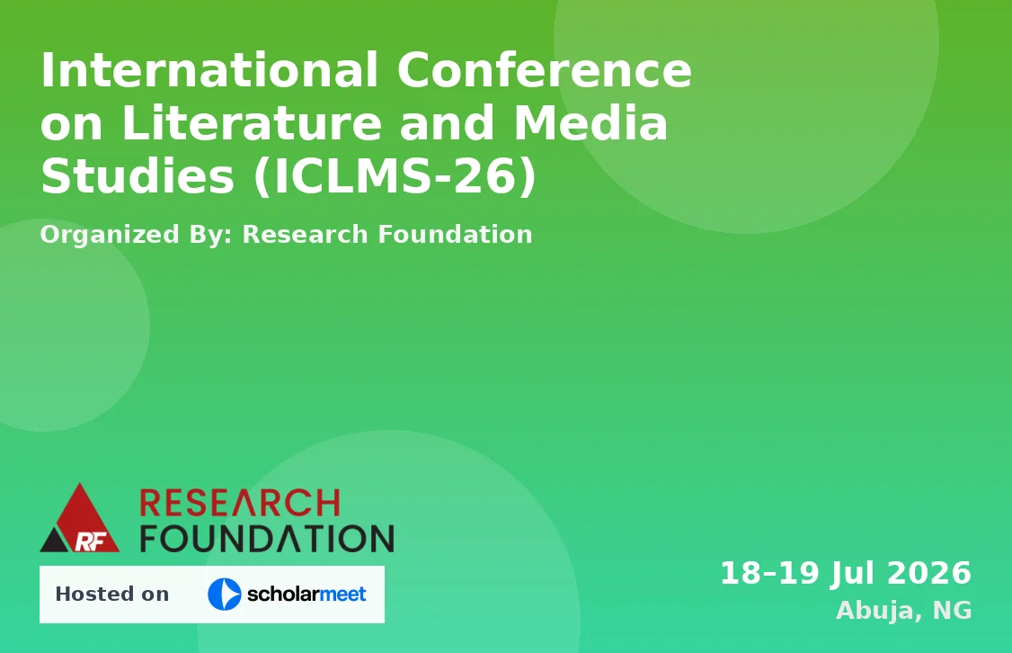 International Conference on Literature and Media Studies (ICLMS-26)