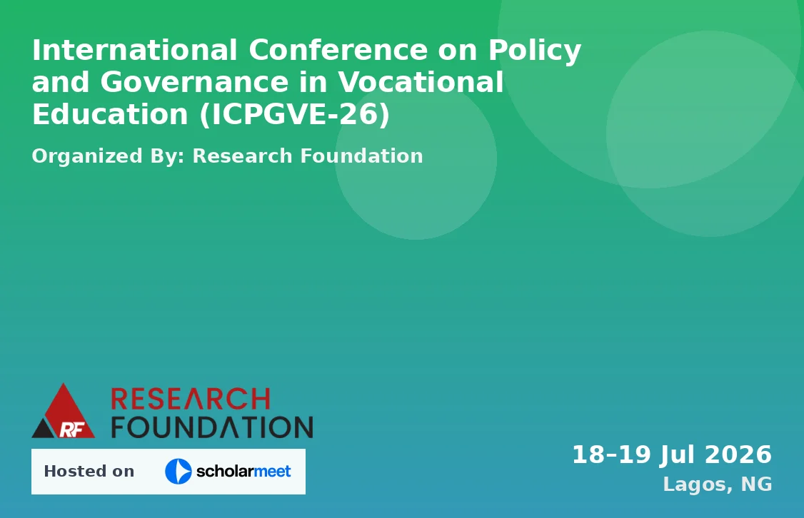 International Conference on Policy and Governance in Vocational Education (ICPGVE-26)