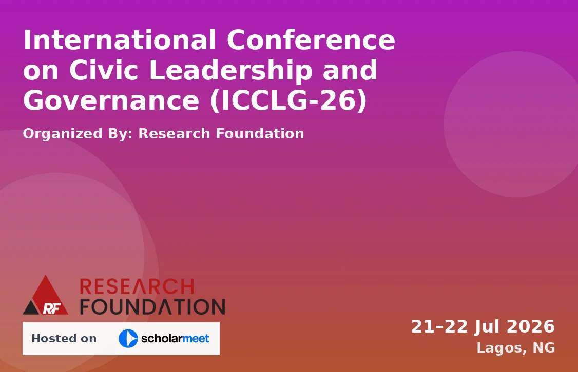 International Conference on Civic Leadership and Governance (ICCLG-26)