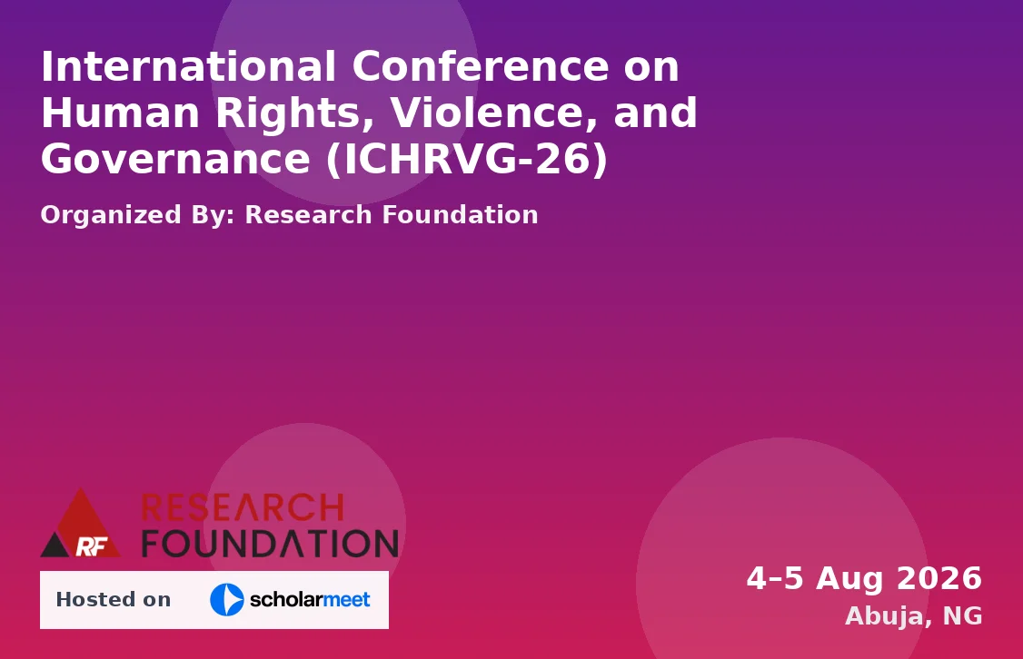International Conference on Human Rights, Violence, and Governance (ICHRVG-26)