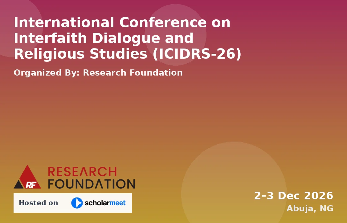 International Conference on Interfaith Dialogue and Religious Studies (ICIDRS-26)