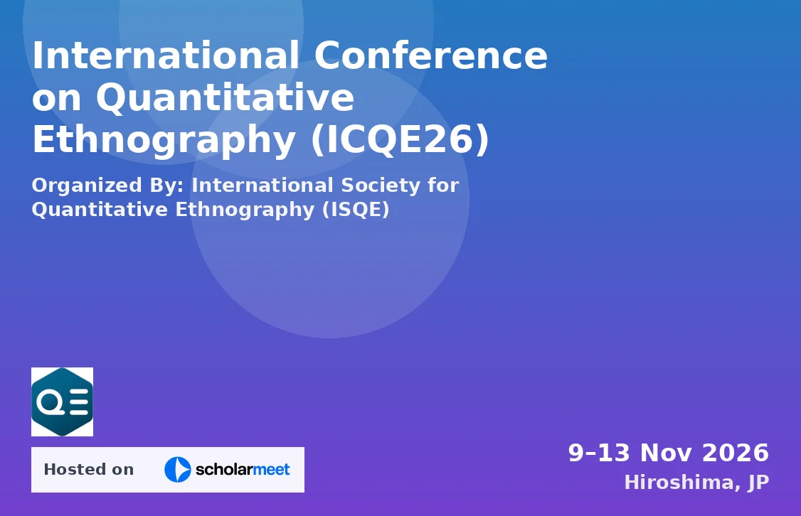 International Conference on Quantitative Ethnography (ICQE26)