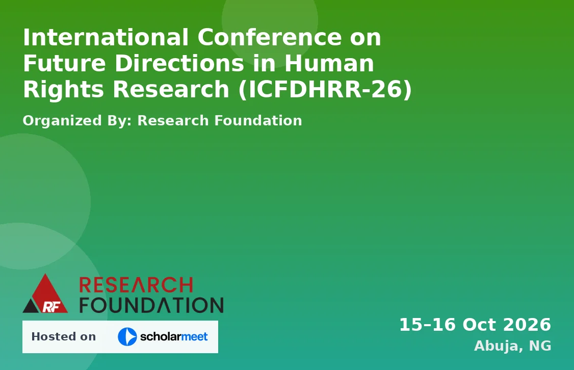 International Conference on Future Directions in Human Rights Research (ICFDHRR-26)