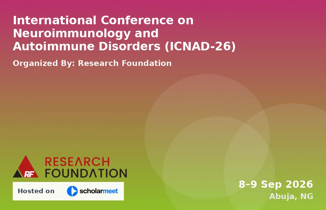 International Conference on Neuroimmunology and Autoimmune Disorders (ICNAD-26)