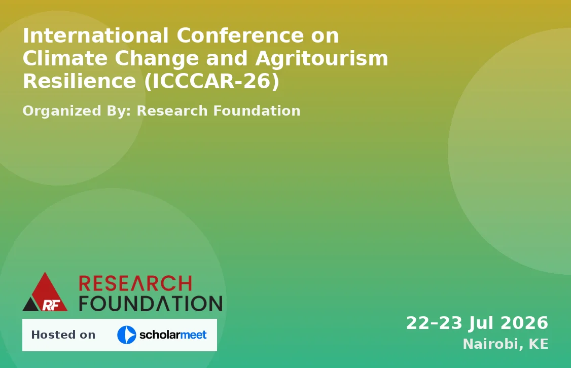 International Conference on Climate Change and Agritourism Resilience (ICCCAR-26)