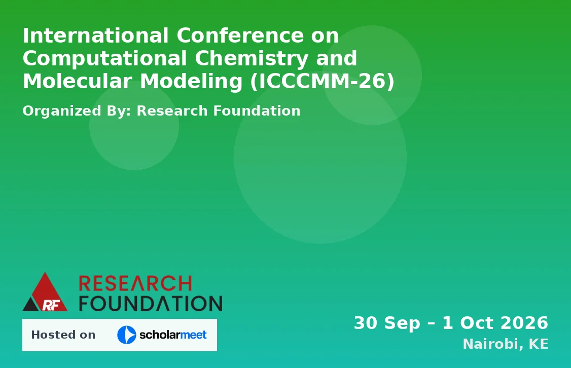International Conference on Computational Chemistry and Molecular Modeling (ICCCMM-26)