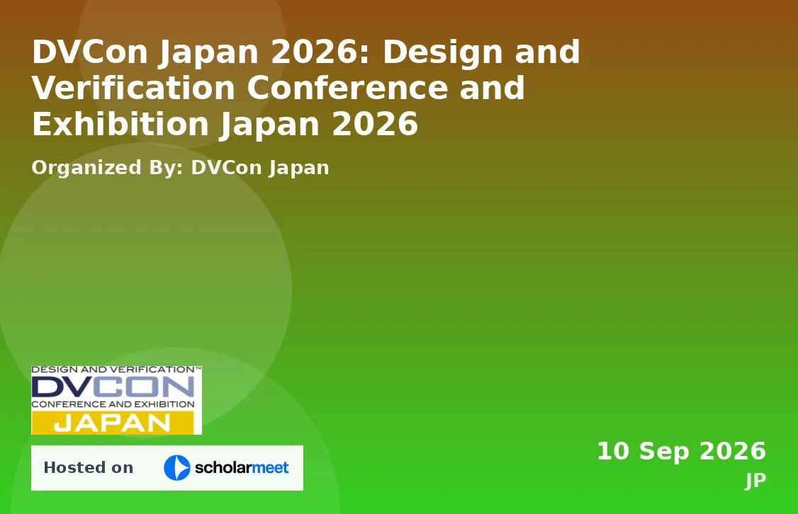 DVCon Japan 2026: Design and Verification Conference and Exhibition Japan 2026