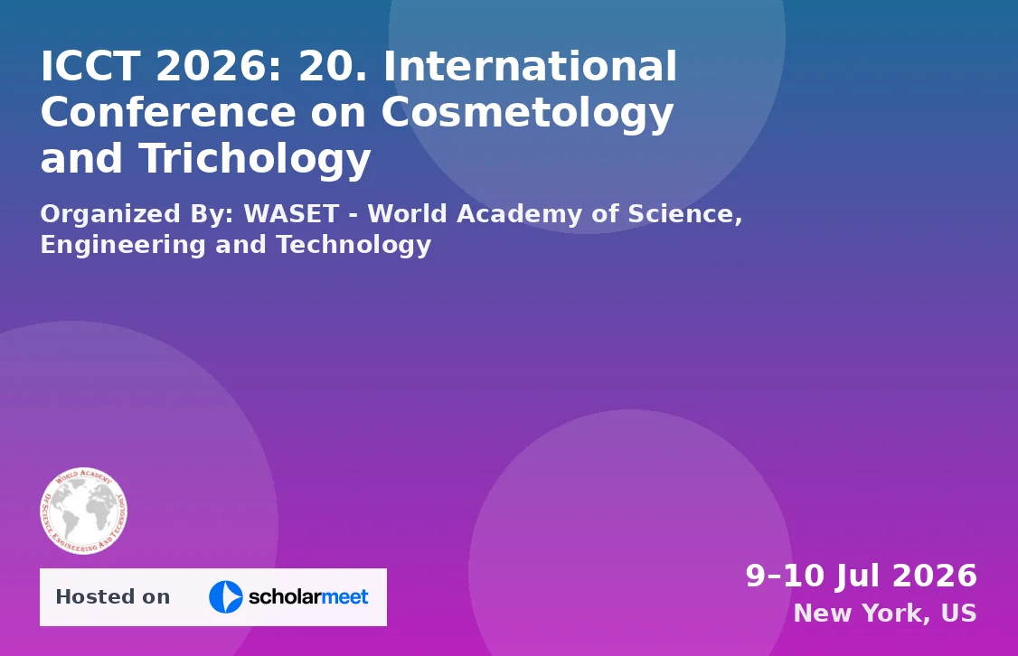 ICCT 2026: 20. International Conference on Cosmetology and Trichology