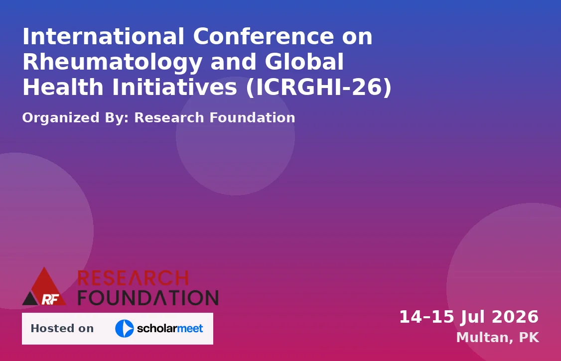 International Conference on Rheumatology and Global Health Initiatives (ICRGHI-26)