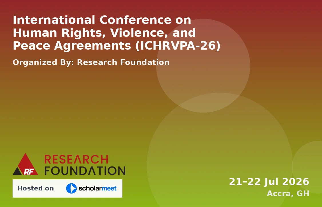International Conference on Human Rights, Violence, and Peace Agreements (ICHRVPA-26)